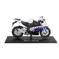 Maisto - Motorno kolo s stojalom, BMW S 1000 RR, 1:12