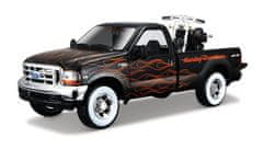 Maisto - Harley-Davidson Custom, 1999 Ford F-350 Super Duty Pickup, 1:24