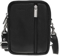 Moška usnjena crossbody torba