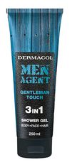 Gel za tuširanje za moške 3v1 Gentleman Touch Men Agent (gel za tuširanje) 250 ml