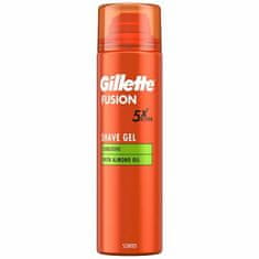 Fusion Sensitive Gel za britje z mandljevim oljem 200 ml