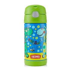 Thermos FUNtainer Otroški termos s slamico - dinozaver 355 ml