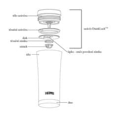 Vodoodporen termo vrč - črn 470 ml