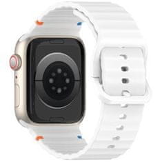 Silikonski trak za Apple Watch 38/40/41 mm - Bel