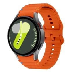 Silikonski trak za Samsung Galaxy Watch 7 - oranžna