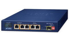 Planet BSP-115PV-15A solarno stikalo PoE+, 5x1Gb, 1x1Gb SFP, 5x PoE+ 802.3at, -20~65°C, IP30, LCD zaslon