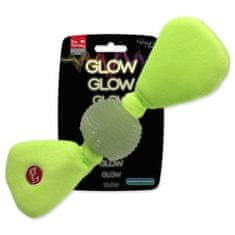 Igrača za pse Fantasy Glow ball white TPR glow in the dark 25cm