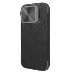 Nillkin Qin Knjižni ovitek za Apple iPhone 16 Pro Max Classic Black