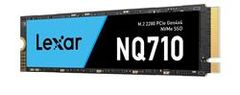 Lexarjev SSD NQ710 PCle Gen4 M.2 NVMe - 500 GB (branje/pisanje: 4400/1700 MB/s)