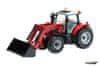 Britains Model traktorja s čelnim nakladalnikom Massey Ferguson 6616 1:32 21,5 cm