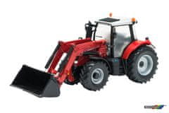 Britains Model traktorja s čelnim nakladalnikom Massey Ferguson 6616 1:32 21,5 cm