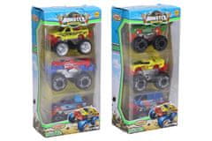 Avtomobili Monster Truck 3 kosi 8 cm