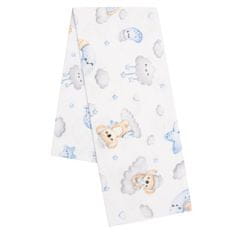 Flanelna plenica z modrim potiskom New Baby koala