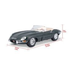 Bburago 1:18 Jaguar "E" Cabriolet (1961) Zelena