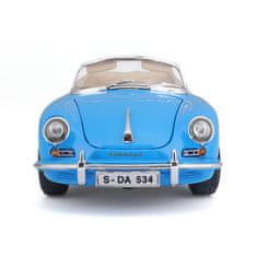 Bburago 1:18 Porsche 356B Cabriolet 1961 Blue