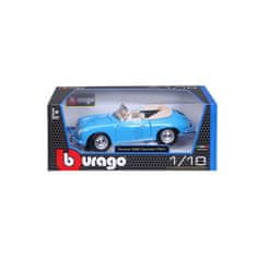 Bburago 1:18 Porsche 356B Cabriolet 1961 Blue