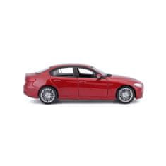 Bburago 1:24 Plus Alfa Romeo Giulia (2016) rdeča kovinska