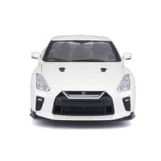 Bburago 1:24 Plus Nissan GT-R kovinska bela