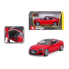 Bburago 1:24 Plus Audi RS 5 Coupe rdeča