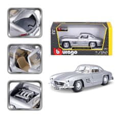 Bburago 1:24 Mercedes Benz 300SL Silver