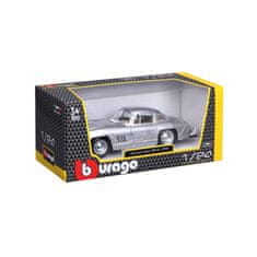 Bburago 1:24 Mercedes Benz 300SL Silver