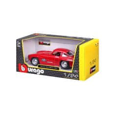 Bburago 1:24 Mercedes Benz 300SL Red