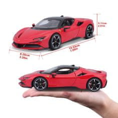 Bburago 1:24 Ferrari TOP SF90 Stradale rdeča