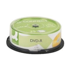 DVD-R Q-Connect - 4,7 GB, škatla po 25 kosov