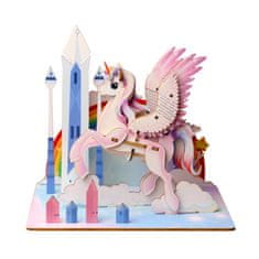 EscapeWelt 3D lesena sestavljanka Unicorn