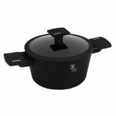 Berlingerhaus Kozarec s titanovo površino in pokrovom 20 cm Matte Black Collection BH-8187