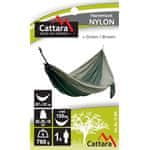 Hamaka Cattara NYLON 275x137cm zeleno-rjava