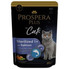 Prospera Plus Sterilizirano 1+, losos, grah 85g