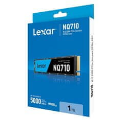 Lexarjev SSD NQ710 PCle Gen4 M.2 NVMe - 1 TB (branje/pisanje: 5000/3300 MB/s)