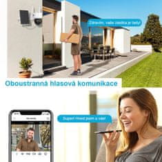 TRX Innotronik ICS-BC26 Varnostna brezžična wi-fi sončna vrtljiva kamera PTZ IP 4,0 MPix