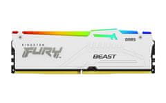 Kingston FURY Beast/DDR5/32GB/6000MHz/CL30/1x32GB/RGB/bela