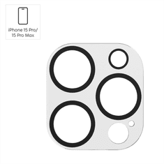 Hama Cam Protect, zaščitno steklo za kamero za Apple iPhone 15 Pro/15 Pro Max, prozorno