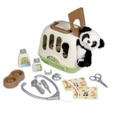 Smoby Veterinarska oprema s pando in transportno škatlo 2v1