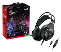 Genius GX GAMING slušalke - HS-GX580U/ USB/ RGB LED/ nadzor glasnosti