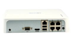 HiLook Powered by HIKVISION/ KIT bullet s pametnim zaznavanjem gibanja/ 1x NVR-104H-D/4P(C)/ 4x IP kamera IPC-B140HA