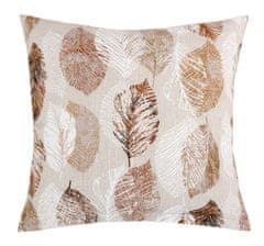 Blazina EMA - 45x45 cm - Leaves beige, brown