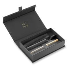 Parker IM Brushed Metal GT rollerball in etui