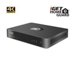 iGET HGNVK88504 - Komplet kamer UltraHD 4K PoE, 8CH NVR + 4x IP kamera 4K, zvok, SMART W/M/Andr/iOS