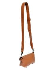 Ženska usnjena crossbody torbica AL1874 Cognac