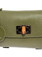 Ženska usnjena crossbody torbica AL1874 Verde