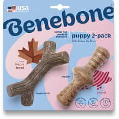 Benebone Puppy Maplestick Zaggler Bacon XS 2 kosa