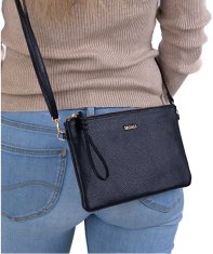 Ženska usnjena crossbody torbica 50532 black