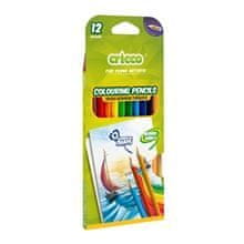 Cricco barvice, trikotne, 12 barv, blister