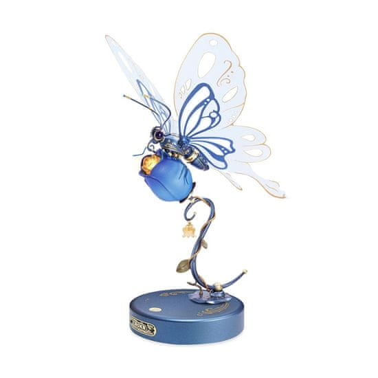 RoboTime 3D mehanska sestavljanka Blue Butterfly