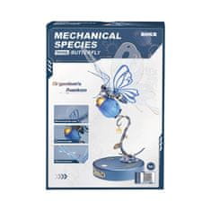 RoboTime 3D mehanska sestavljanka Blue Butterfly