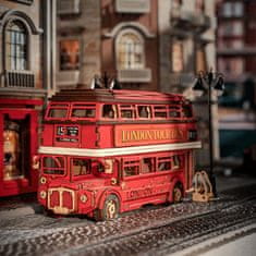 RoboTime 3D lesena sestavljanka London double-decker